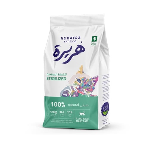 هريرة طعام جاف للقطط المعقمة البالغة بأحجام مختلفة