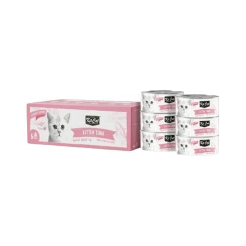 كت كات تونة للقطط الصغيرة طعام رطب للقطط 6×50جرام