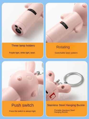 لعبة ليزر تفاعلية للقطط مع كاشف فطريات بـ 5 اشكال