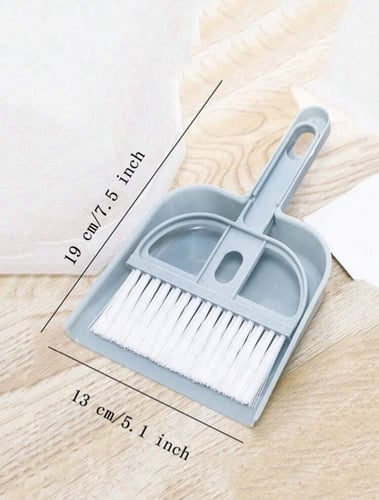 مكنسة ومجرفة طعام للقطط و الكلاب - مقاس صغير بألوا...