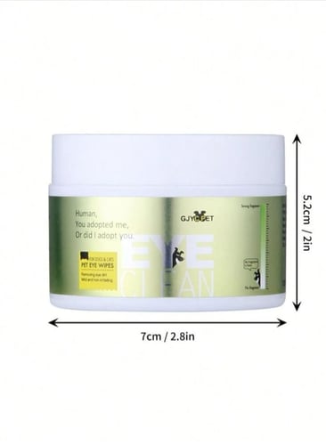 مناديل لتنظيف الاذن والعيون للقطط والكلاب 120 مندي...