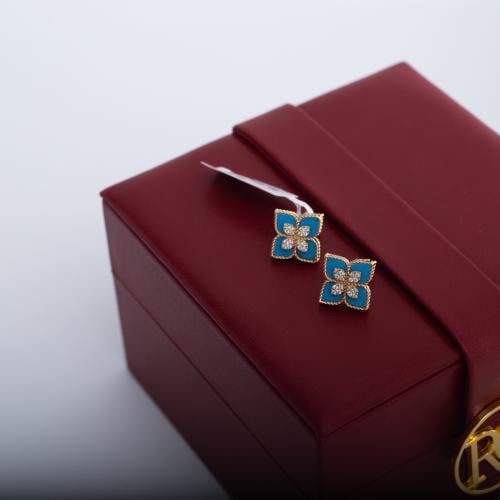 حلق ذهب تصميم عالمي