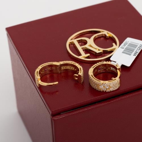 حلق ذهب تصميم عالمي