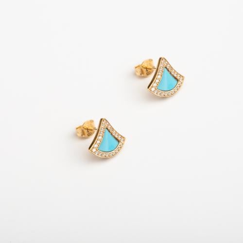 حلق ذهب تصميم عالمي