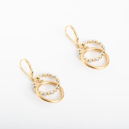 حلق مونيسايت 18k