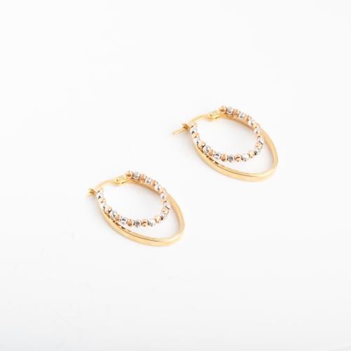 حلق دائري 18k