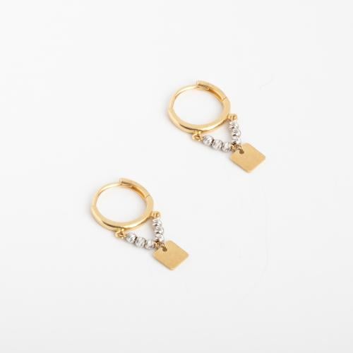 حلق مونيسايت 18k