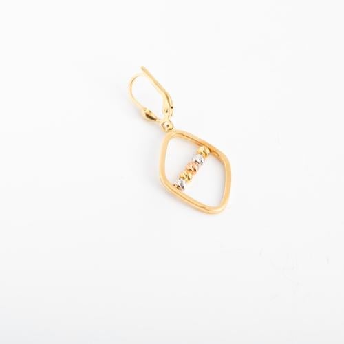 حلق مونيسايت 18k