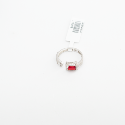 خاتم ذهب ابيض 18k