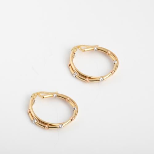 حلق مونيسايت 18k