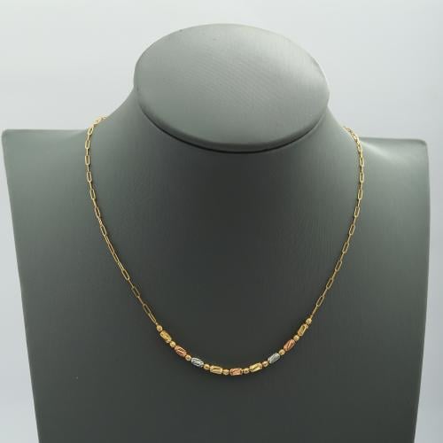 عقد ذهب 18k