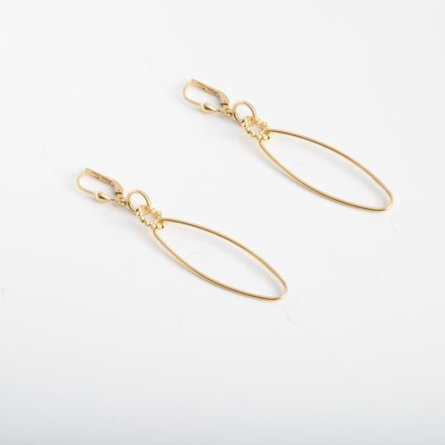 حلق مونيسايت 18k