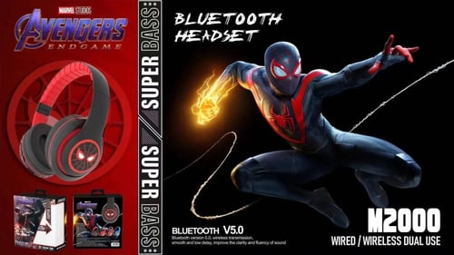 سماعة بلوتوث سبايدرمان لاسلكية