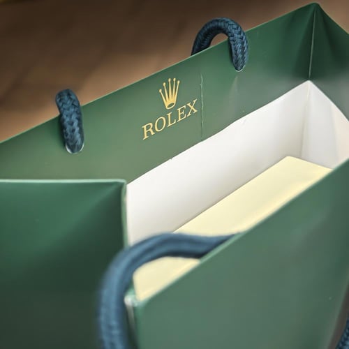 ساعة رولكس رجالية مينا فضي