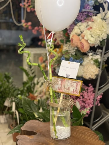 فازة بامبو تهئنة منزل جديد مع بوالين