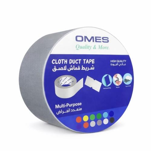 شريط قماش لاصق رصاصي