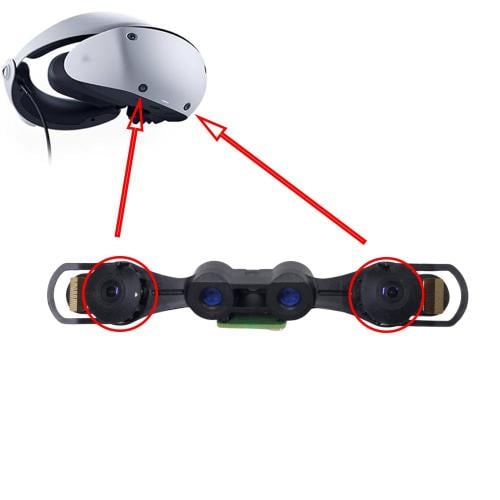 الكاميرتان السفلية لنظارة سوني VR2