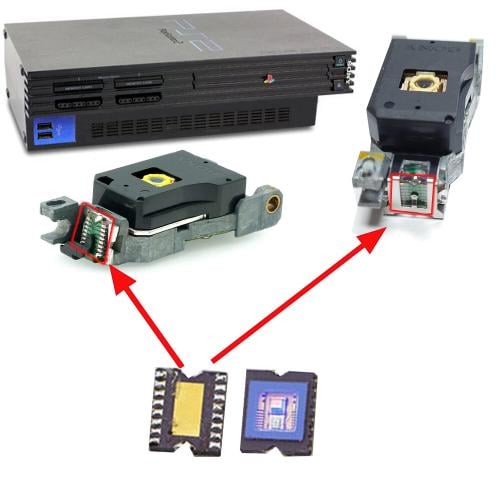 ليزر دايود لعدسة بلاي ستيشن 2فات KHS400C وKHS400B