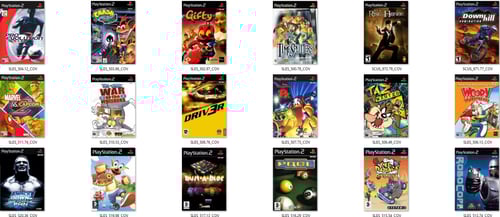 جهاز بلايستيشن 2 - 100 لعبة + كرت تخزين