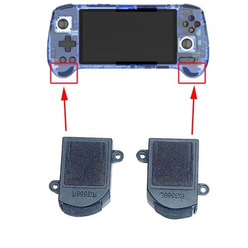 السماعات الداخلية لجهاز ANBERNIC RG556