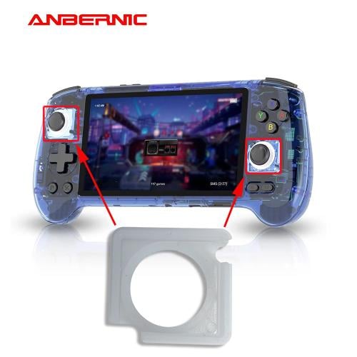 البلاستيك المضئ حول الانالوج لجهاز ANBERNIC RG556