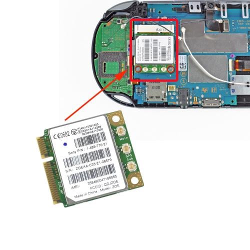 بوردة الواي فاي لجهاز PS Vita