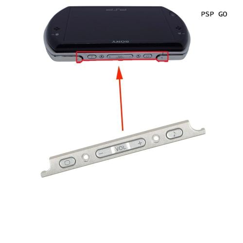 الإطار العلوي لتحكم الصوت لجهاز PSP GO