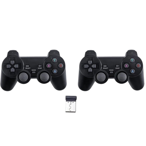 وحدة تحكم لاسلكية مزدوجة لجهاز Game Stick