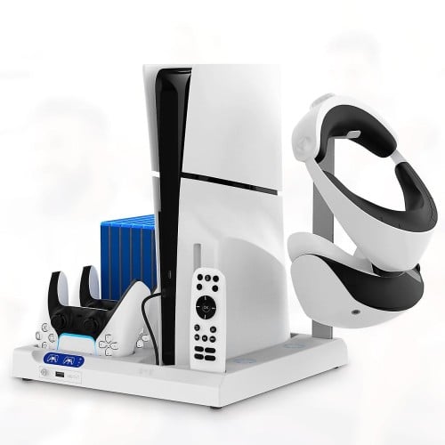 استاند PS5 / PS5 SLIM ابيض VERTICAL STAND 6*1