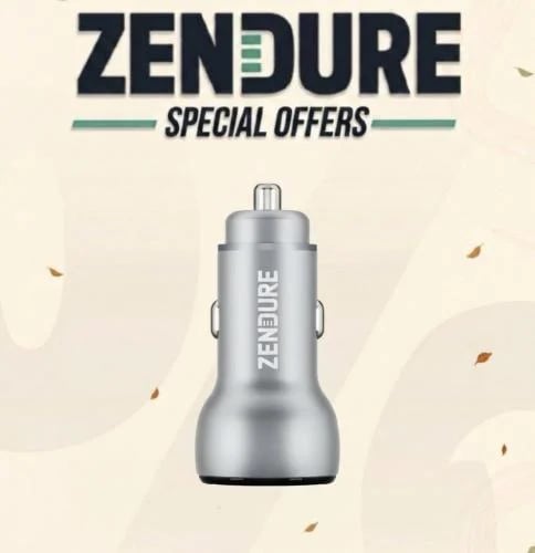 شاحن سيارة زندور SuperDrive 48W