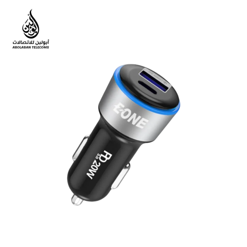 شاحن سيارة بقوة 48W بمنفذين PD+USB