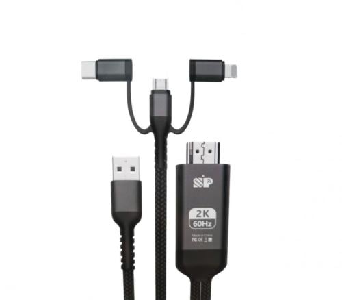 كيبل HDMI للشاشة 3 في 1