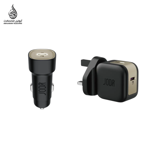 شاحن منزلي بقوة 30 واط + شاحن سيارة بقوة 30 واط مج...