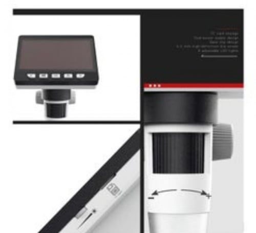 مجهر ميكروسكوب رقمي بشاشة LCD