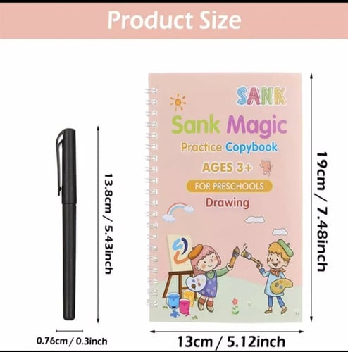 كتاب السحري ( مع قلم وحامل قلم مساعد ) 4 عناوين