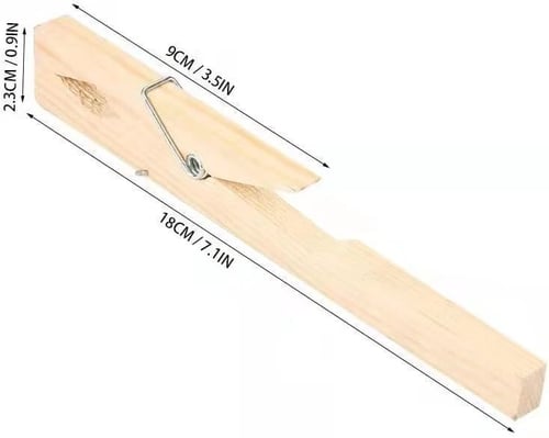 حامل أنبوب الاختبار خشبي لقطعة الواحدة