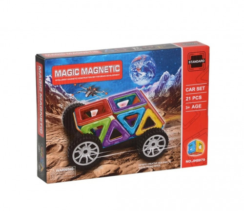 لعبة البناء المغناطيس 21 قطعة