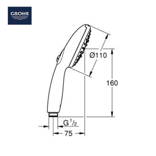 سماعة دش مدور 3 حركات تمبيستا 26914003 | جروهي GRO...