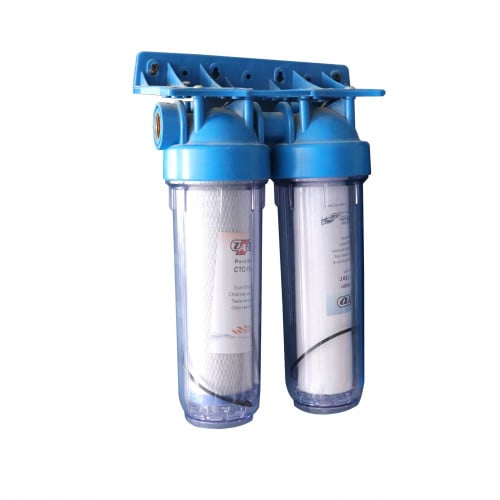 فلتر شفاف للماء ثنائي