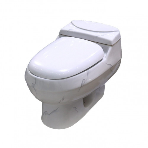 كرسي افرنجي رخامي رويال ابيض 30سم