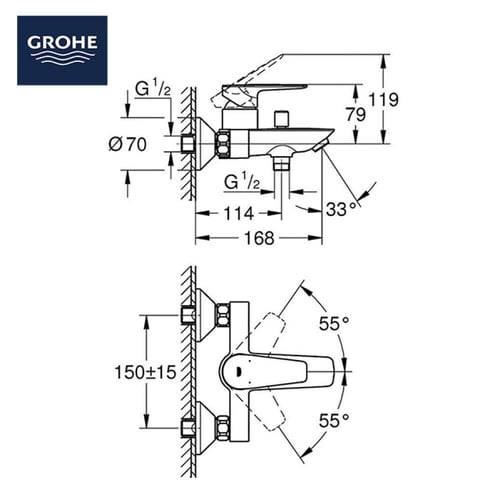 خلاط دش 3282010D | جروهي GROHE