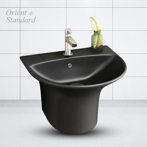 مغسلة معلق اسود مدور | أوريانت ستاندرد Orient Stan...