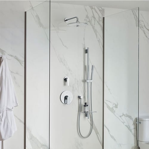 طاسة دش كروم مدور GR-2645700D | جروهي GROHE