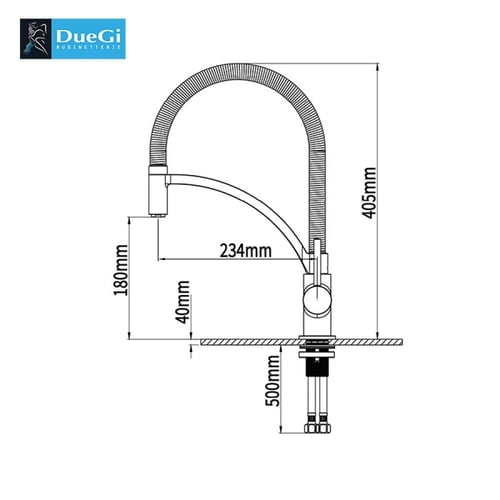 خلاط مجلى موديل 4597 BRIDGE إيطالي | ديوجي DUEGI