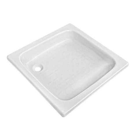 حوض قدم مربع للاستحمام 70*70 أبيض