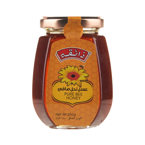 عسل نحل صافي ذائقة 125 جرام