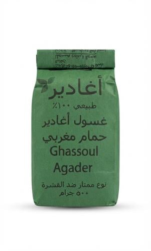 طين مغربي - غسول أغادير حمام مغربي للجسم 500 جم