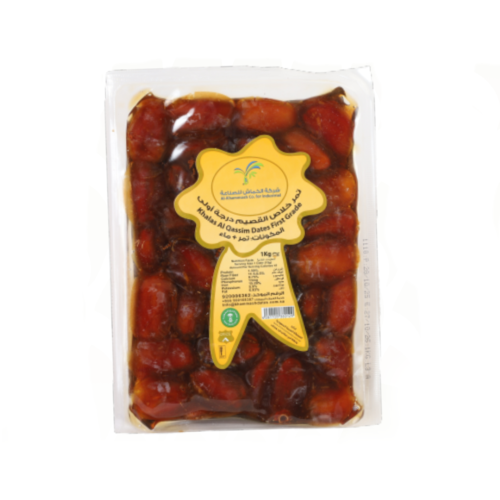تمر خلاص القصيم درجة اولى ثلاث ثمرات 500 جرام