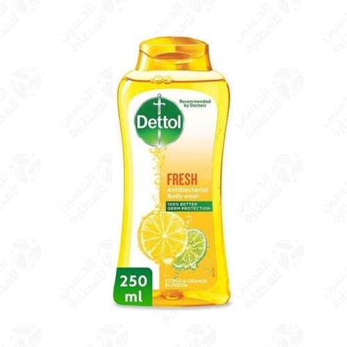 صابون ديتول سائل للجسم ليمون وزهرة البرتقال 250 مل