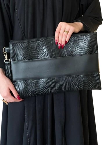 حقيبة باوتش لاب توب 13 انش جلد الثعبان